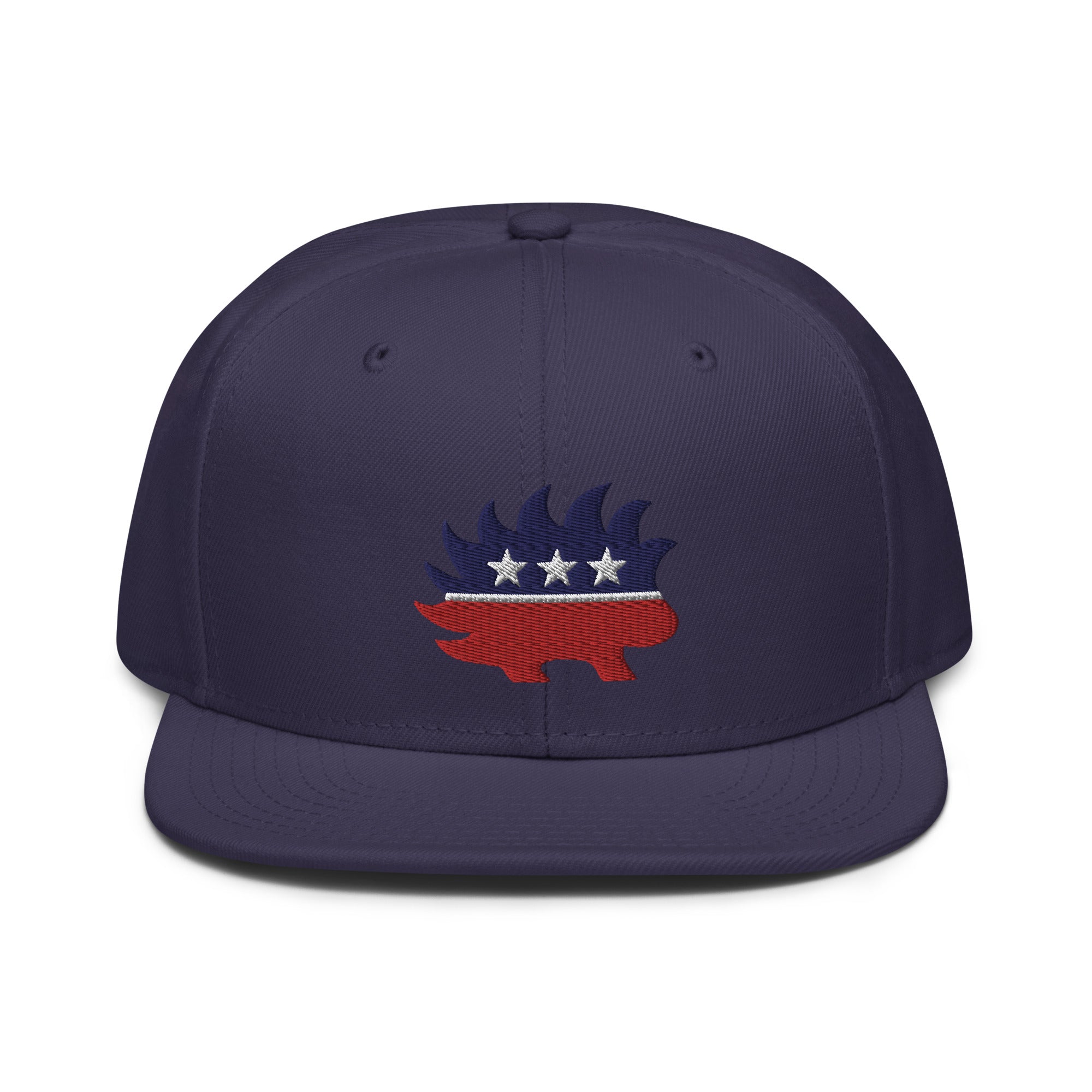 Porcupine Libertarian Snapback Baseball Cap