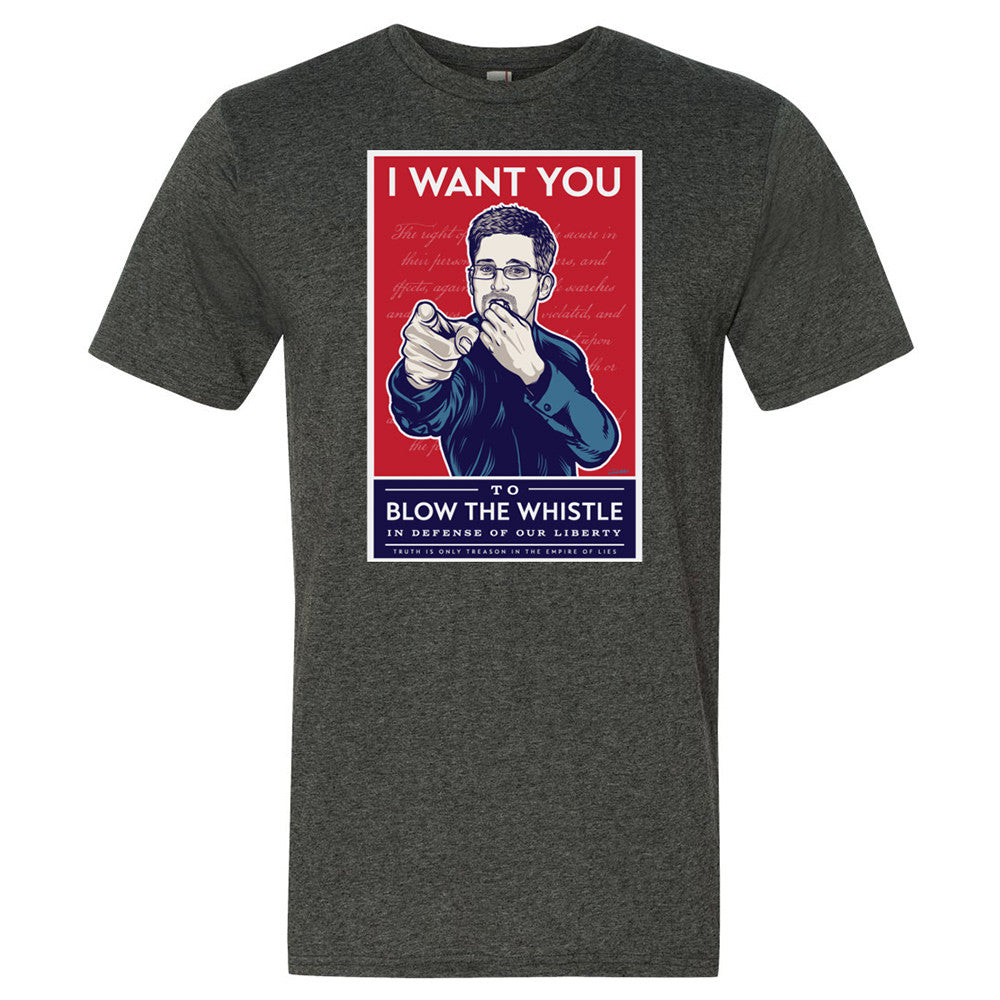 Edward Snowden Blow The Whistle Shirt