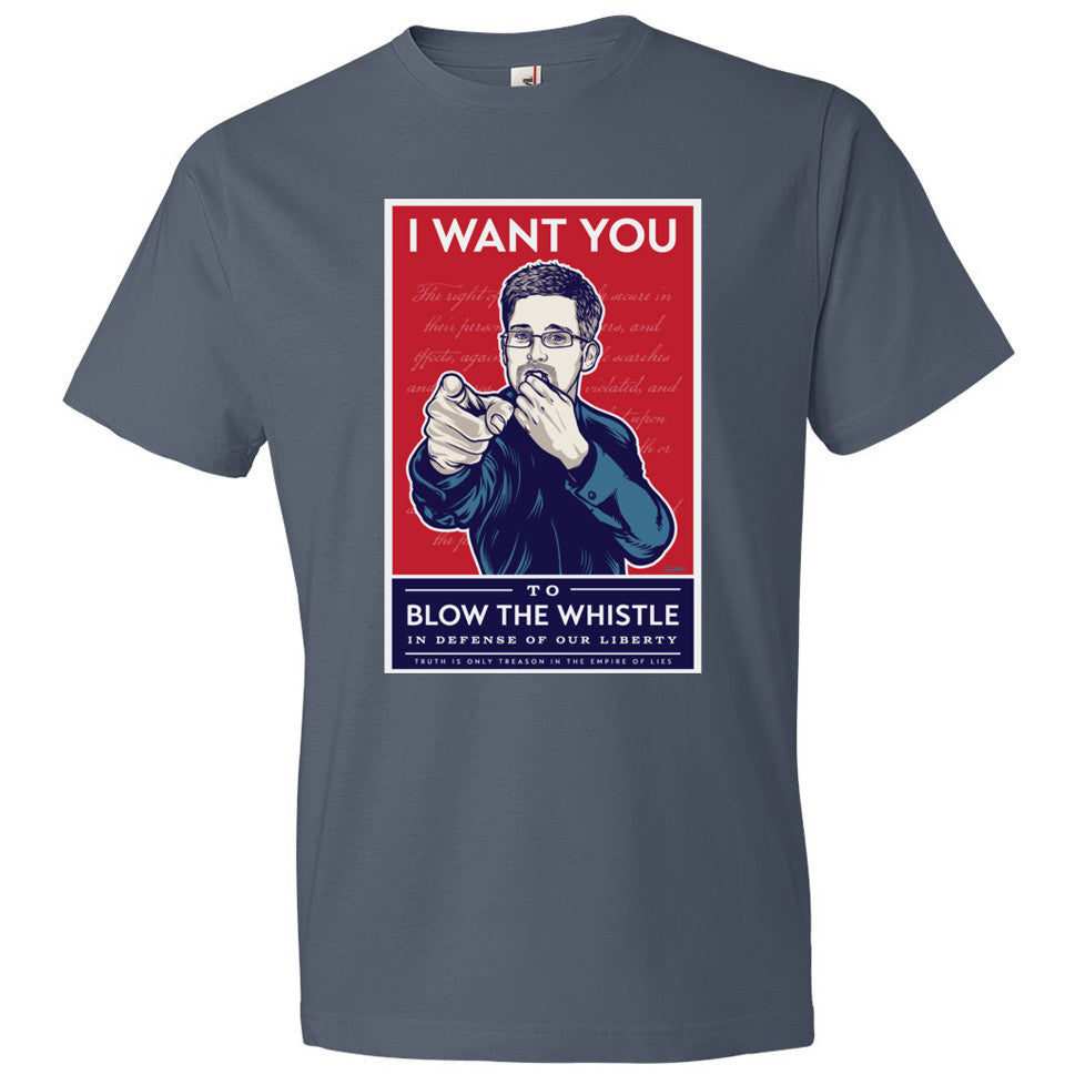 Edward Snowden Blow The Whistle Shirt