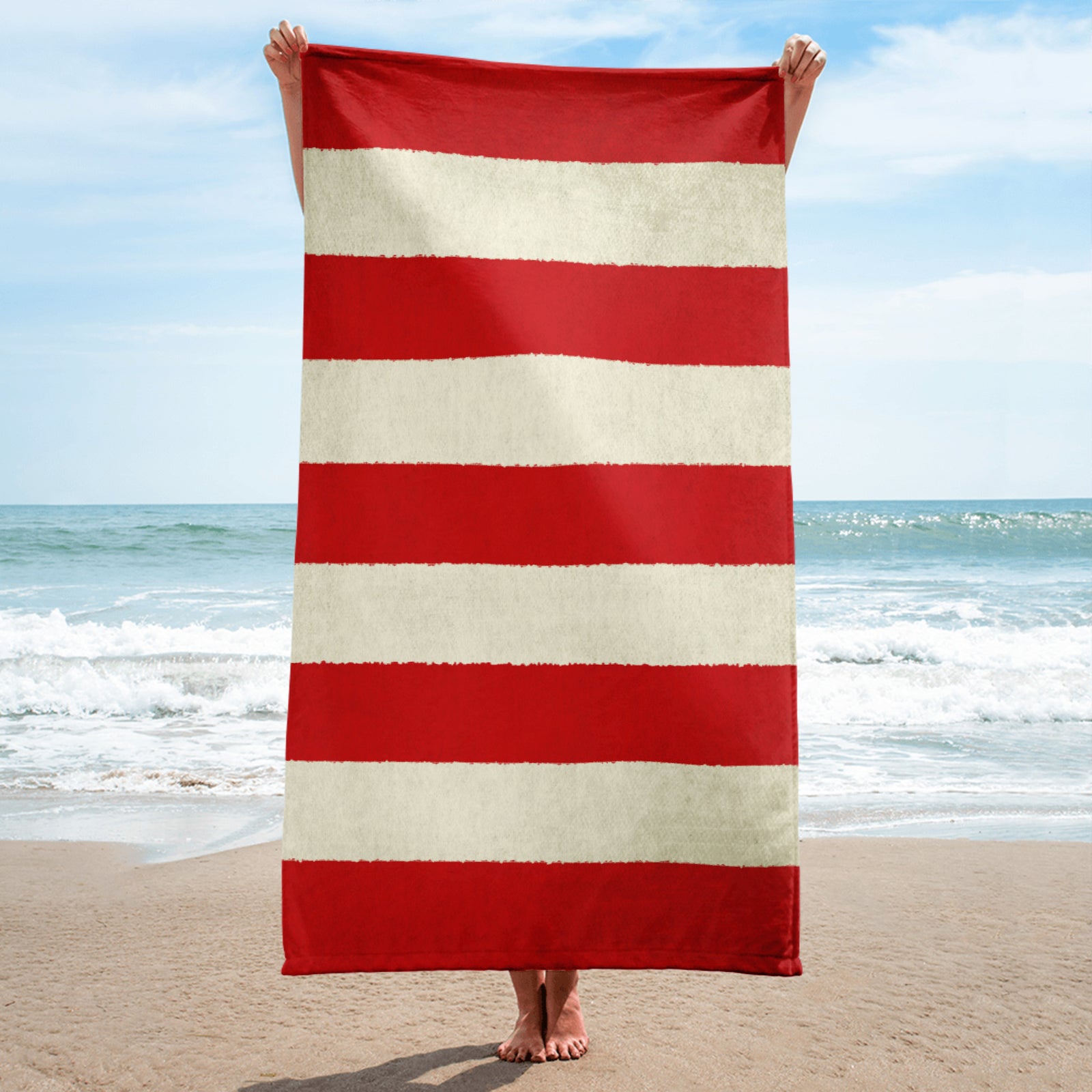Sons of Liberty Rebel Stripes Beach Towel