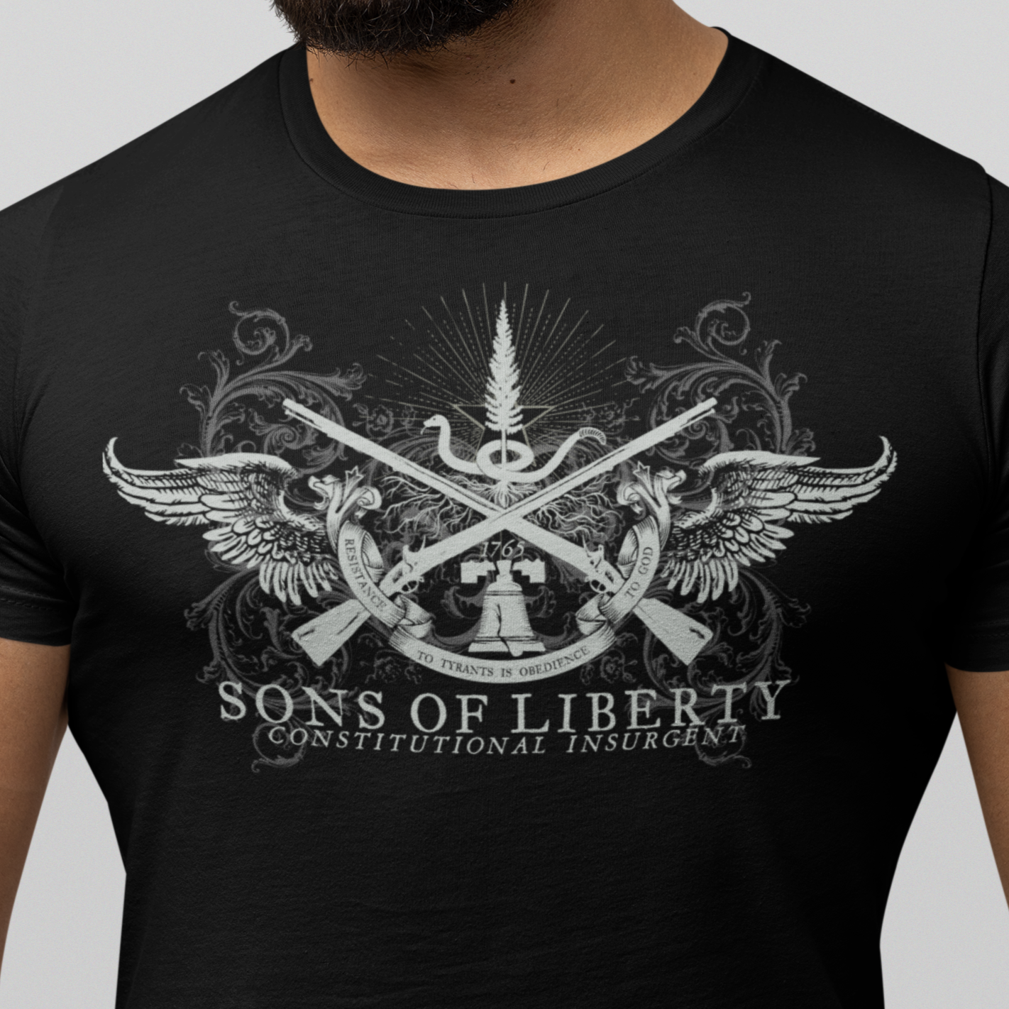 Sons of Liberty Sons of Liberty Resistance to Tyrants is Obedience to God T-Shirt