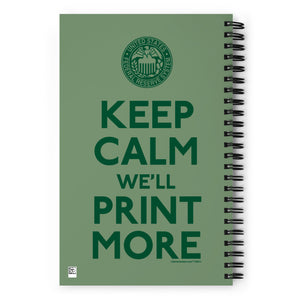 Fed Keep Calm Spiral notebook