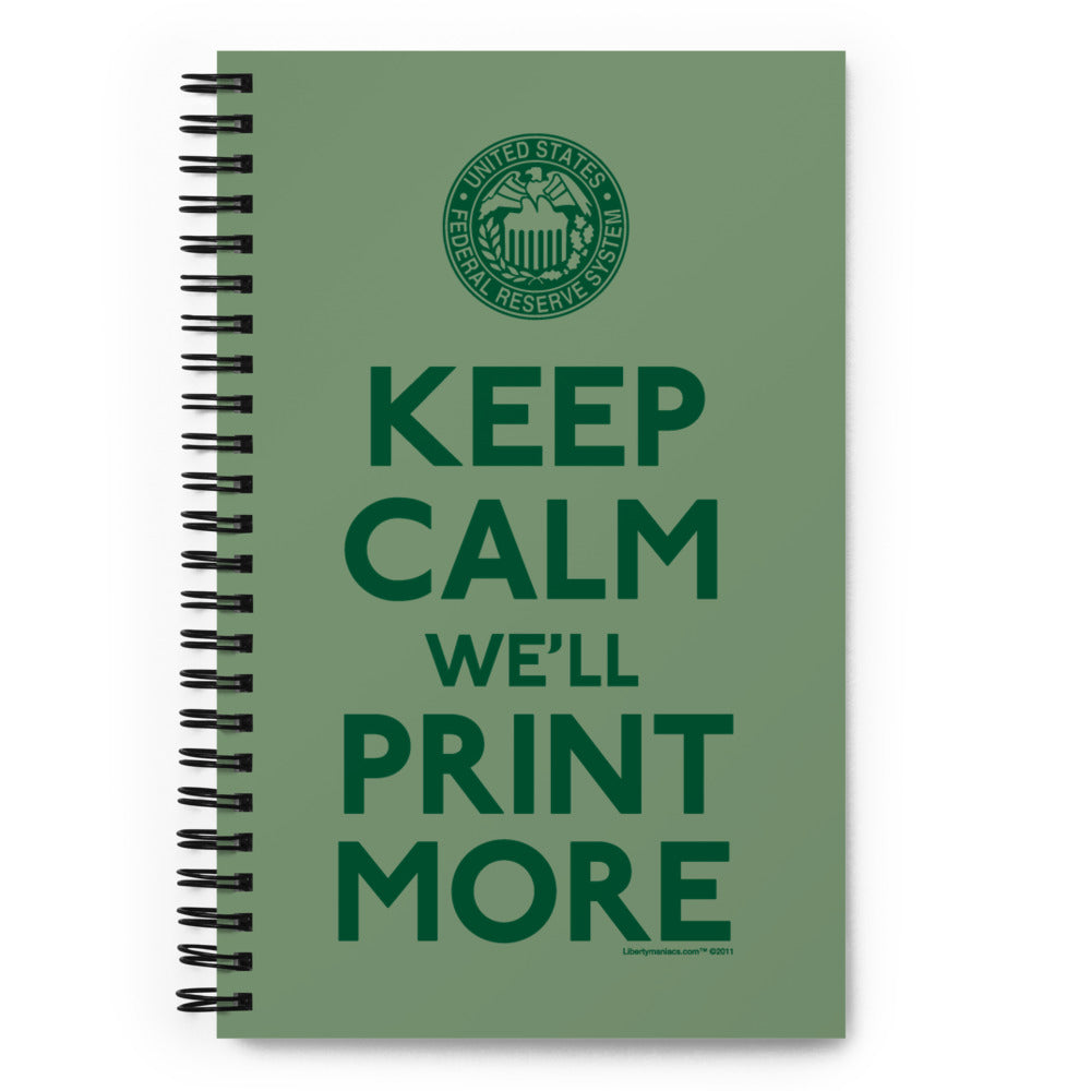 Fed Keep Calm Spiral notebook - Liberty
