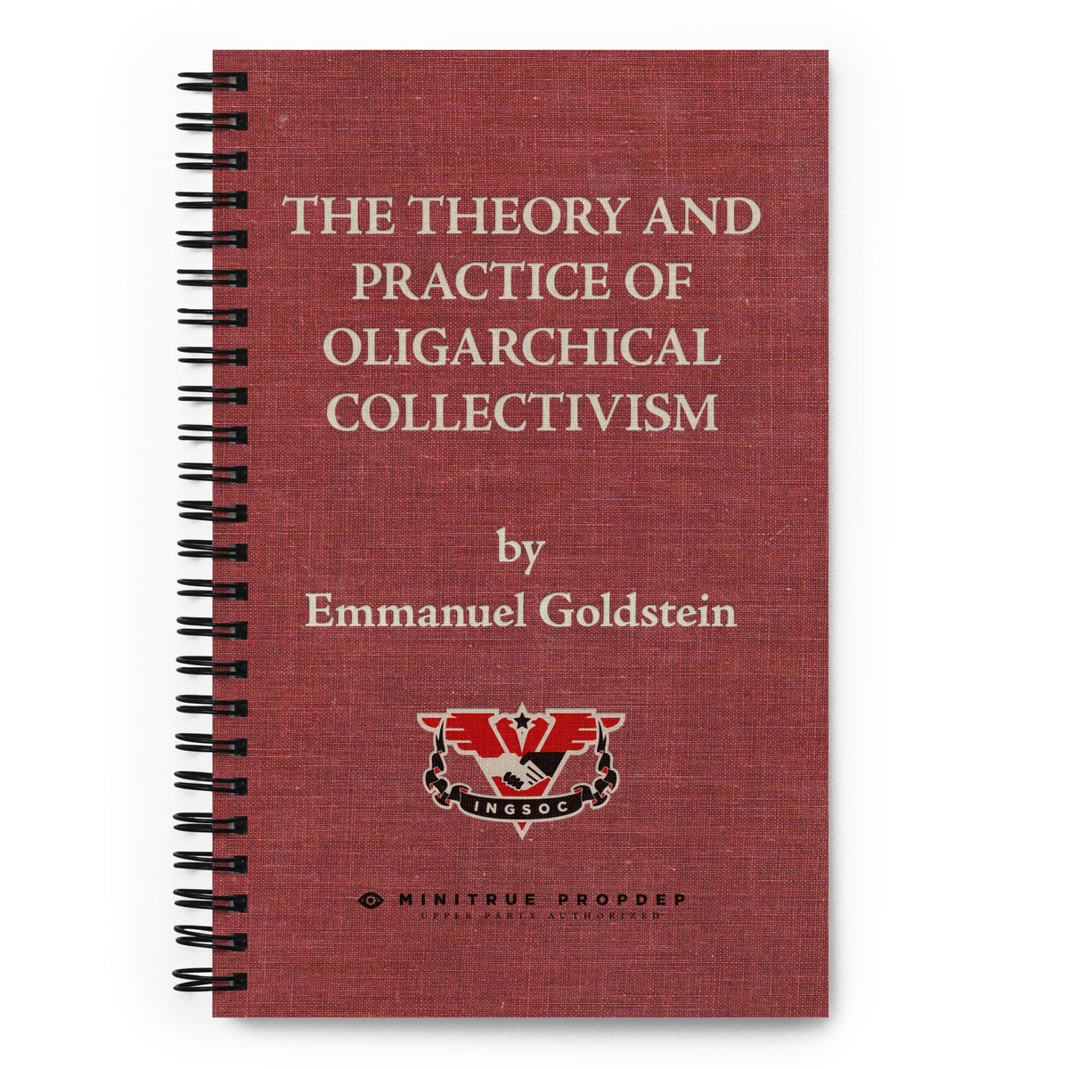 1984 Goldstein Book Spiral notebook