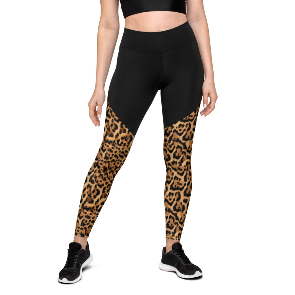New 2 Piece Activewear Women's Leopard Print Yoga Set Tracksuit Casual Wear  Crop Top Sexy Leggings - China Leggings and Jumpsuit price |  Made-in-China.com