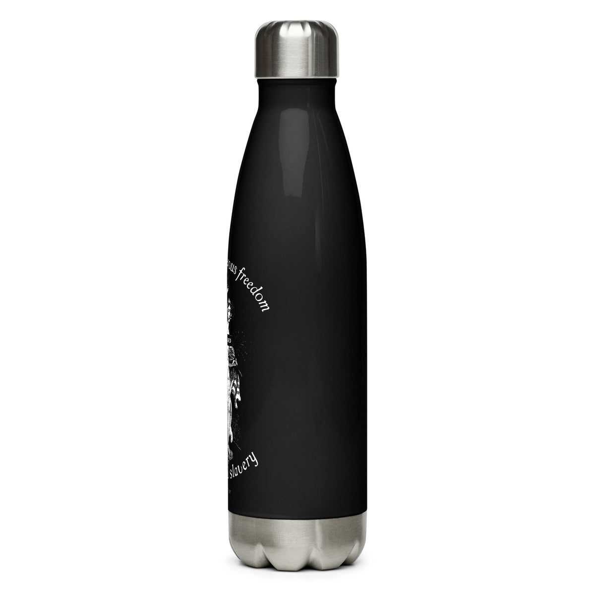 I Prefer Dangerous Freedom Jefferson Quote Stainless Steel Water Bottle