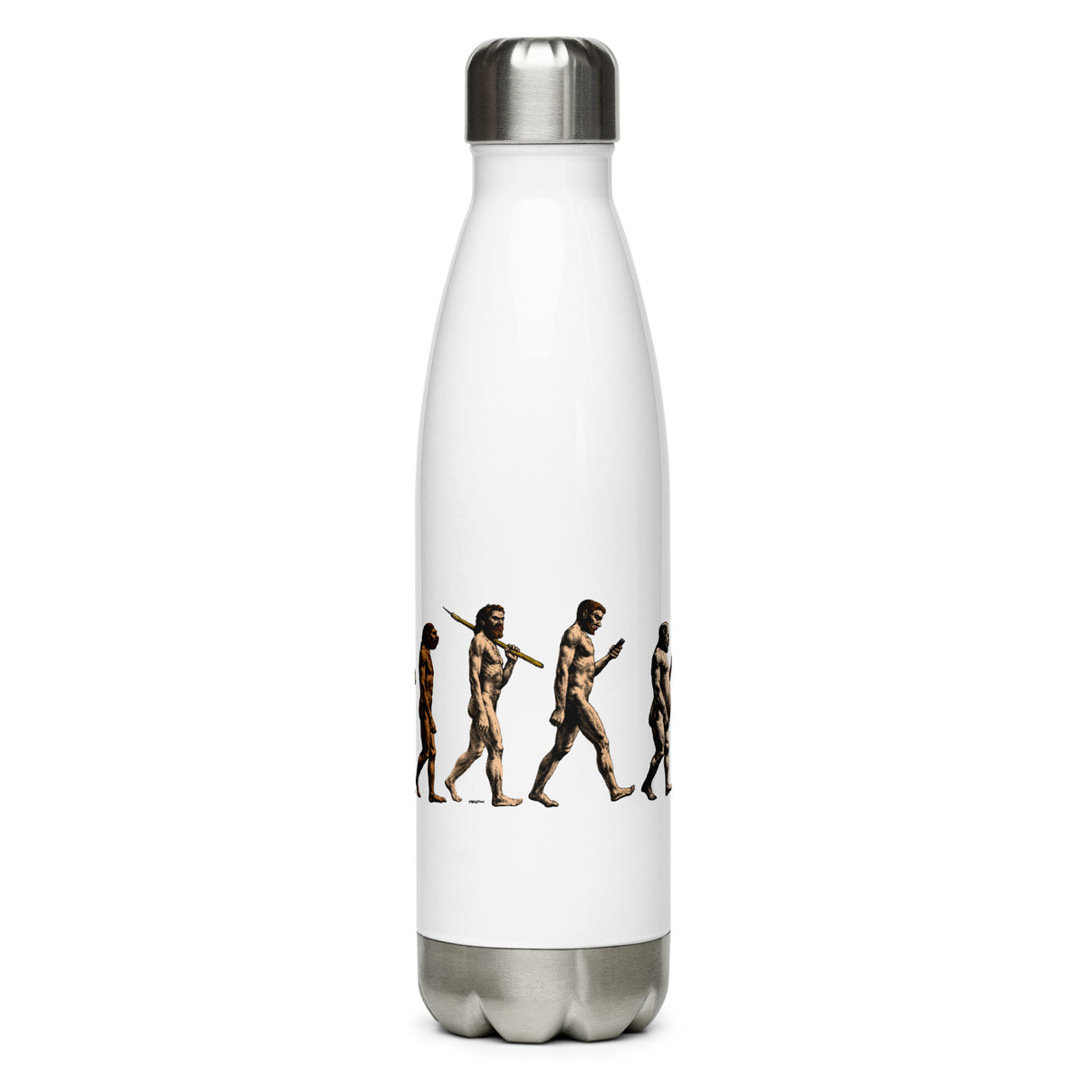 March of Devolution Sheeple Stainless Steel Water Bottle
