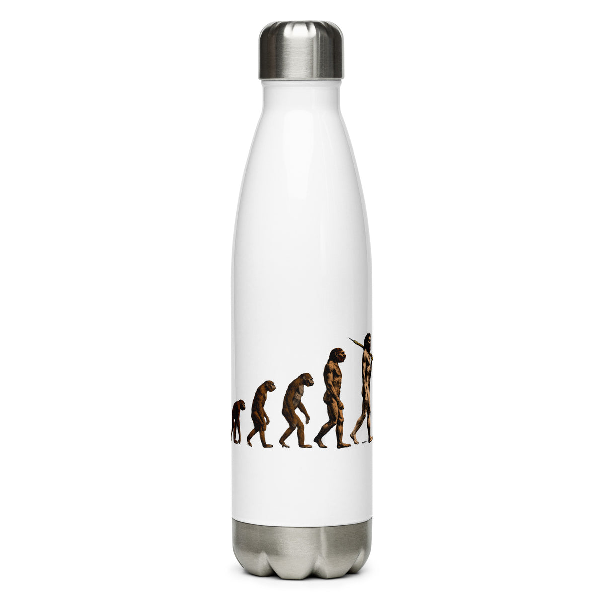 March of Devolution Sheeple Stainless Steel Water Bottle