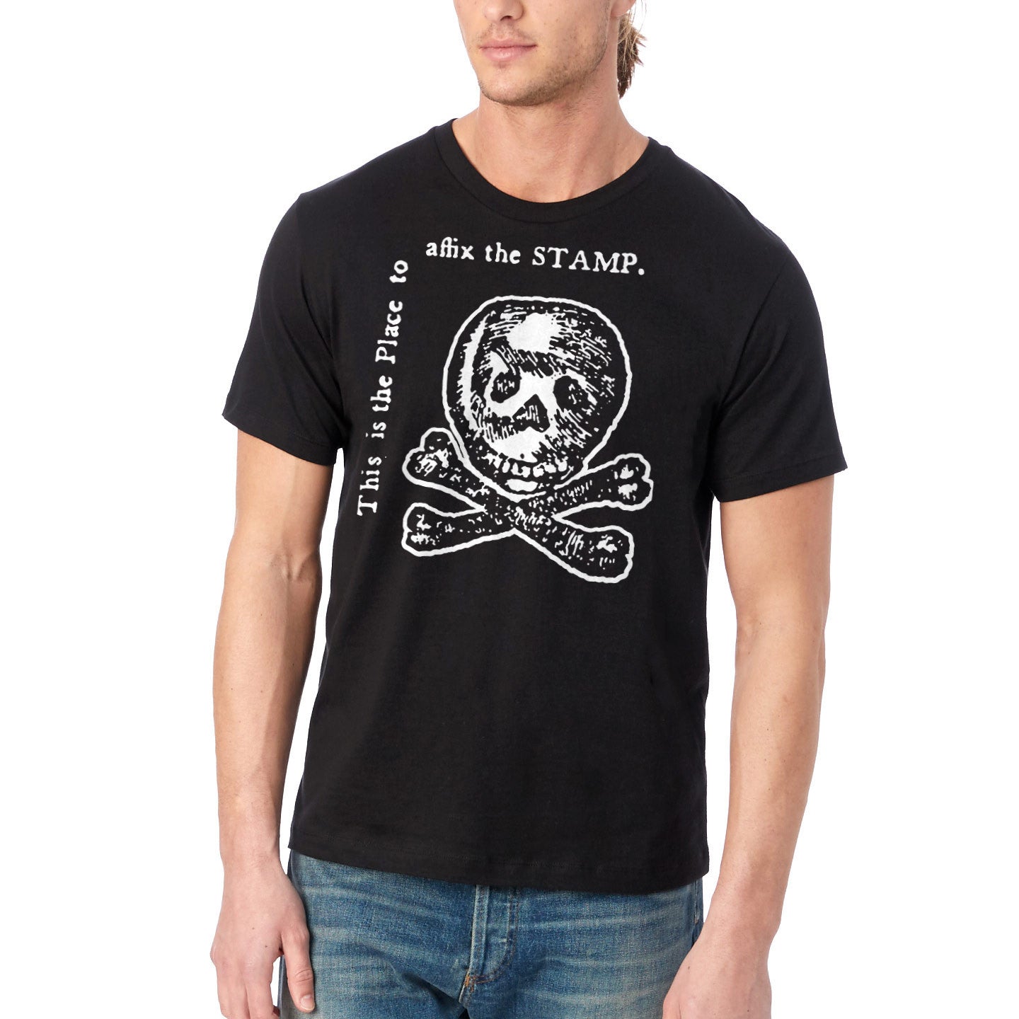 Stamp Act Satire Vintage Graphic T-Shirt