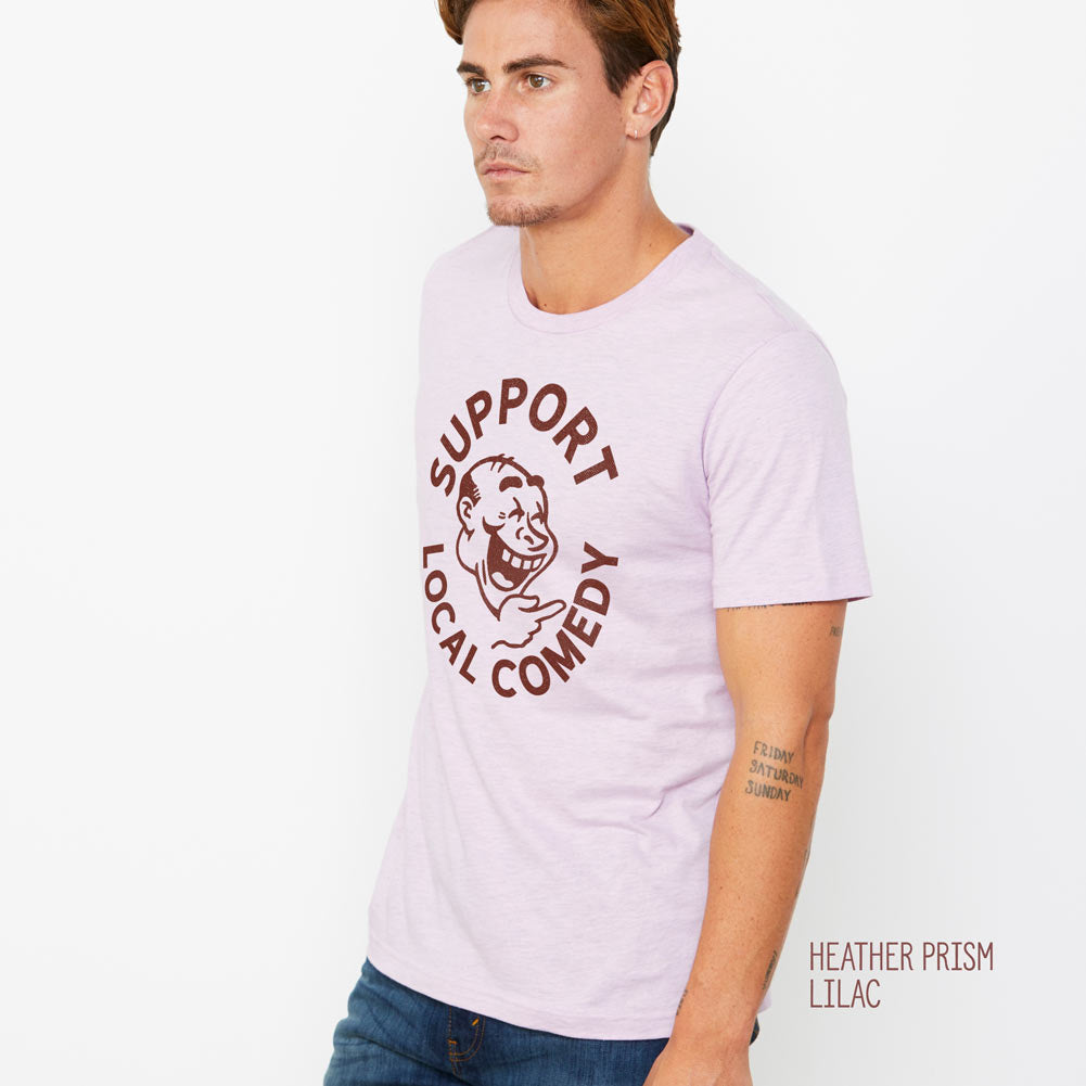 Support Local Comedy Athletic Blend Graphic T-Shirt