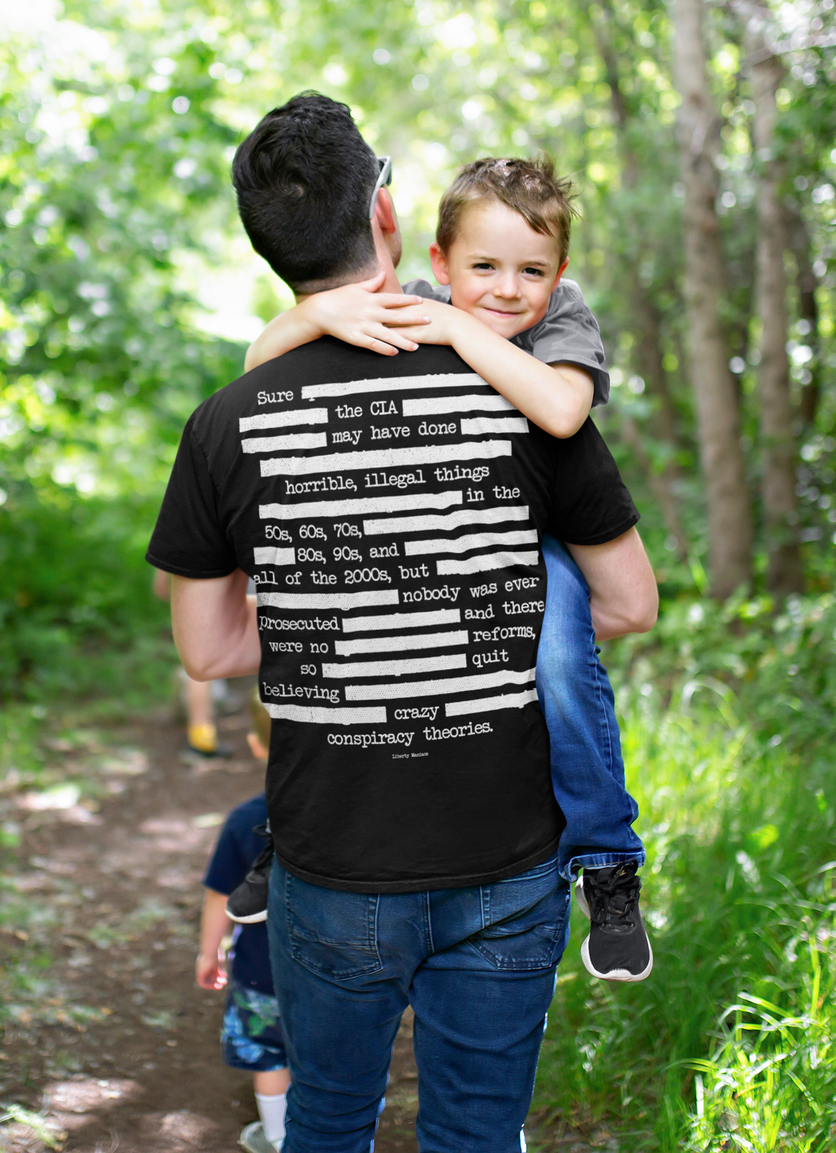 I Need New Conspiracy Theories Redacted CIA Short-Sleeve Unisex Graphic T-Shirt