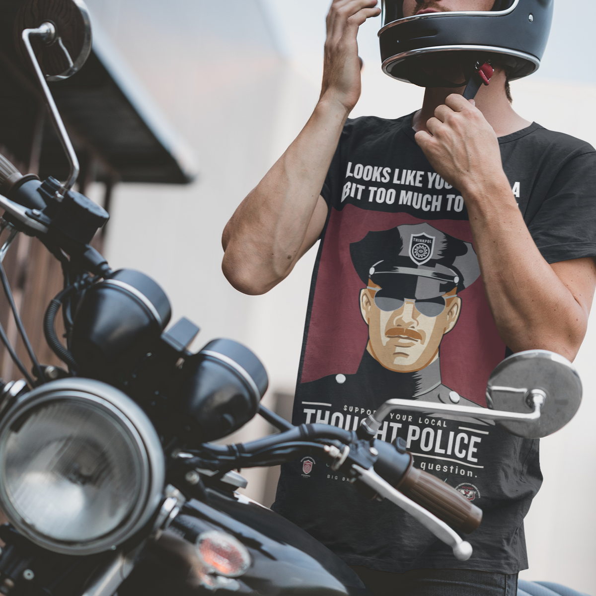 Looks Like You've Had A Bit Too Much To Think Thought Police Unisex T-Shirt