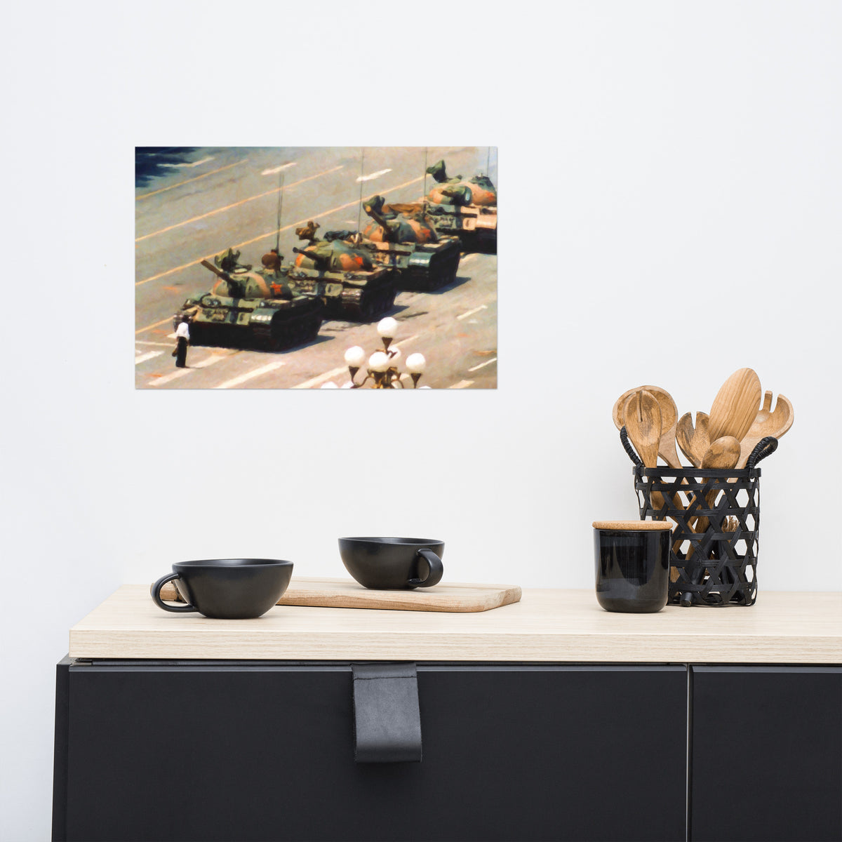 Tank Man Painting Print