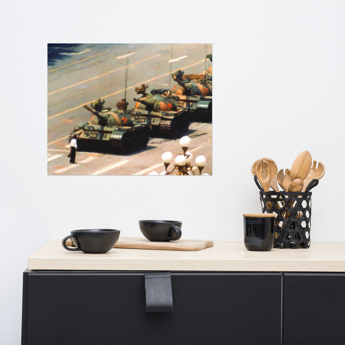 Tank Man Painting Print
