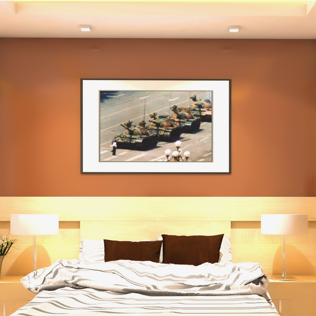 Tank Man Painting Print