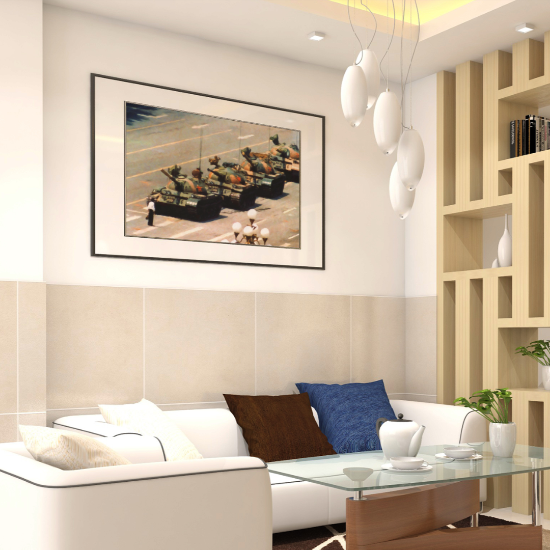 Tank Man Painting Print