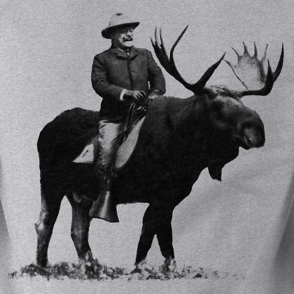 Teddy Roosevelt Bullmoose Tri-Blend T-Shirt