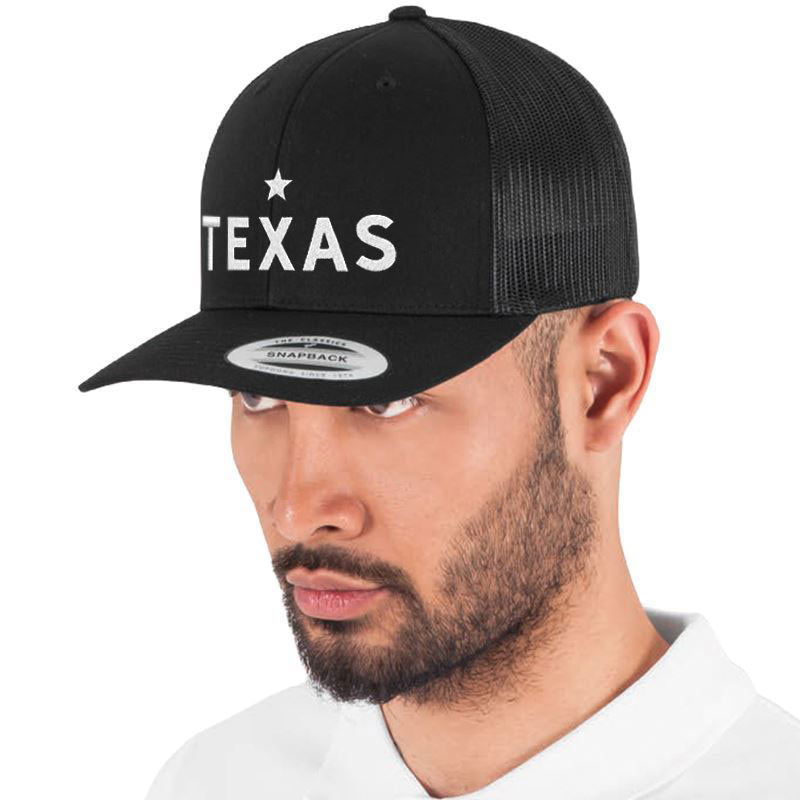 Texas Lone Star Vintage Trucker Cap