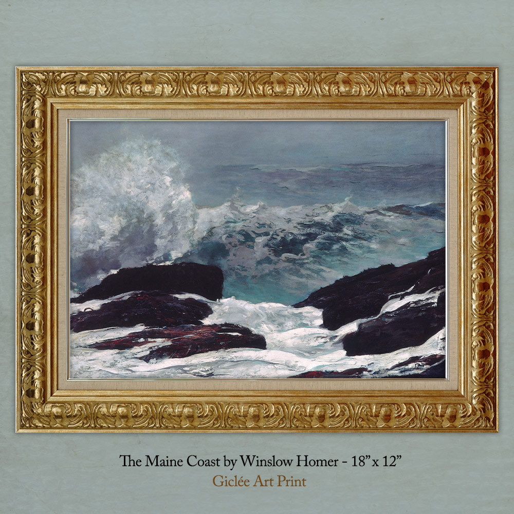 Maine Coast Winslow Homer Art Print