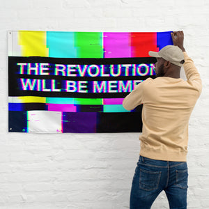 The Revolution Will Be Memed Flag