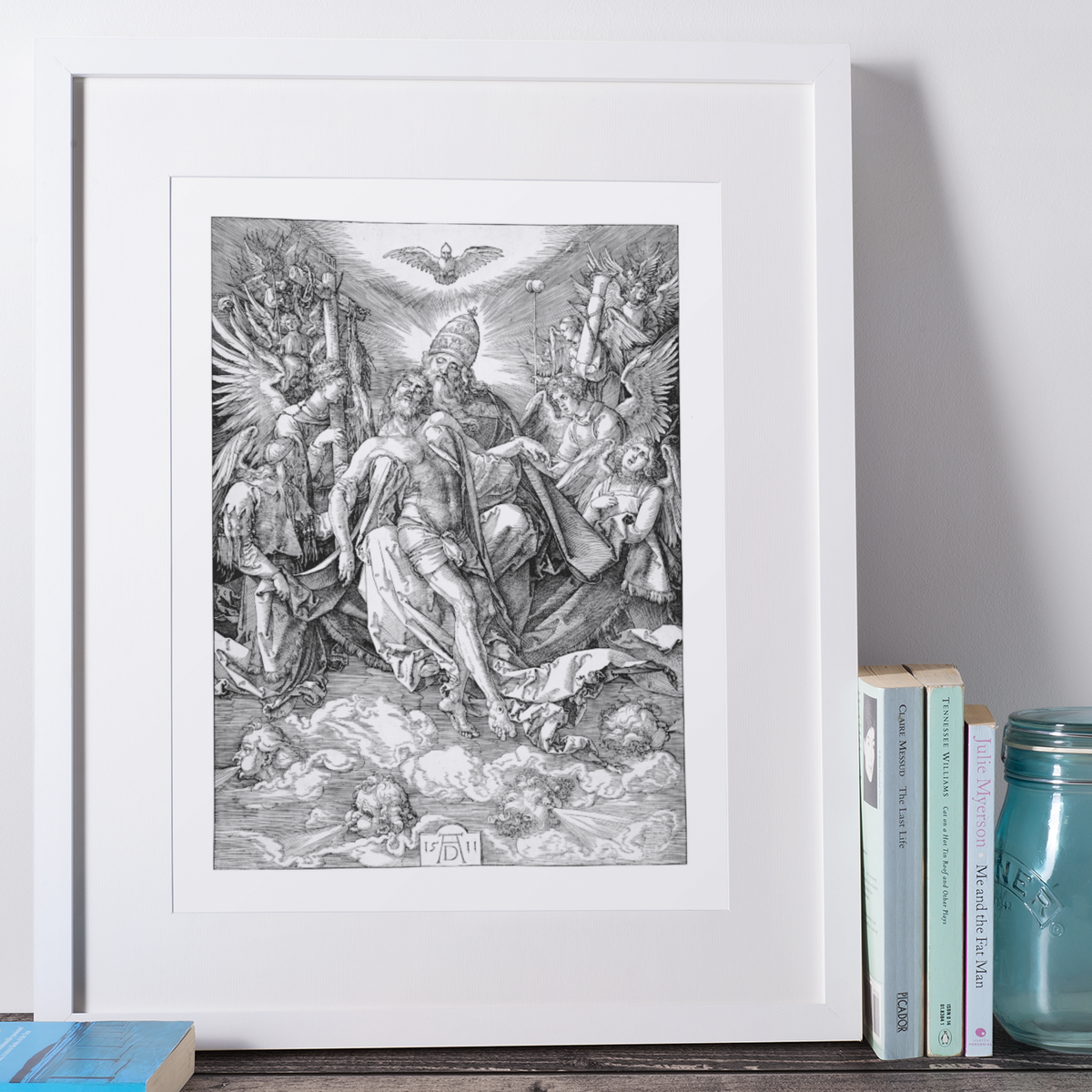 The Holy Trinity by Albrecht Durer Woodcut Reproduction Print