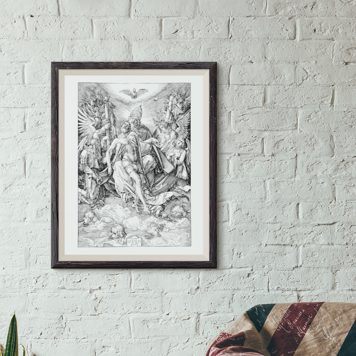 The Holy Trinity by Albrecht Durer Woodcut Reproduction Print