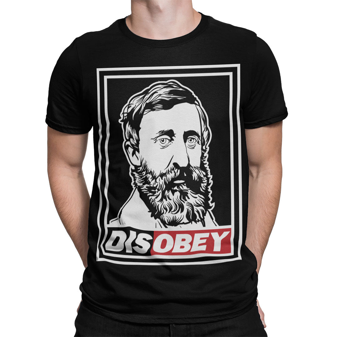 Henry David Thoreau DISOBEY Short-Sleeve Unisex T-Shirt