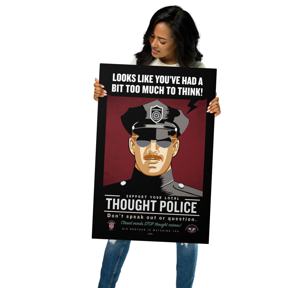 Looks like you&#39;ve Had a Bit Too Much To Think Metal Print