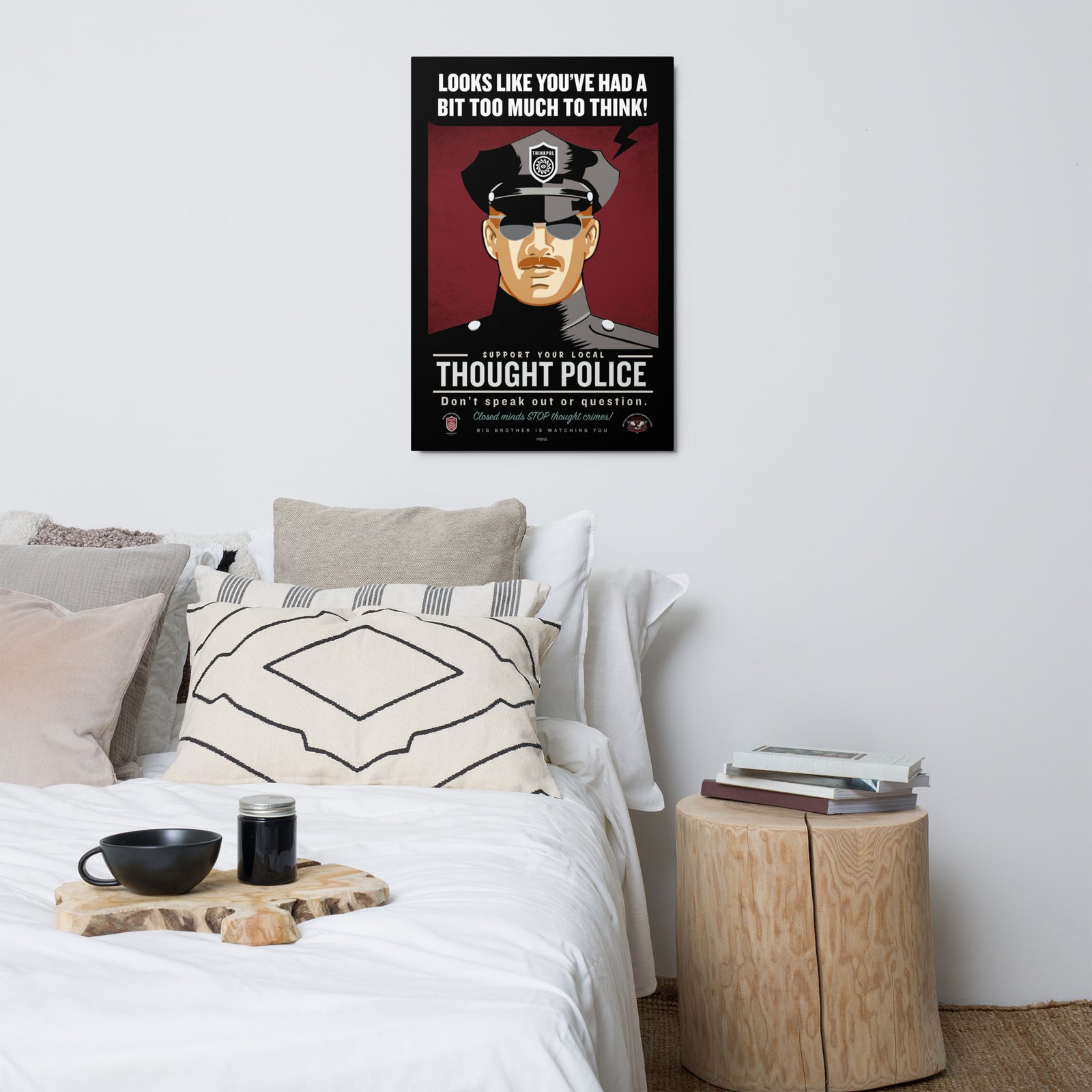 Looks like you've Had a Bit Too Much To Think Metal Print