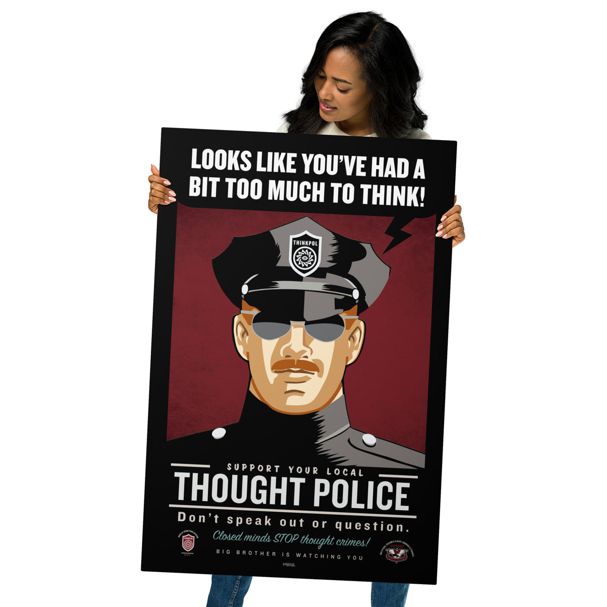 Looks like you&#39;ve Had a Bit Too Much To Think Metal Print