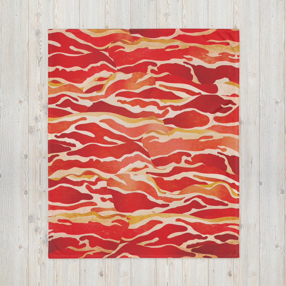 Bacon Throw Blanket