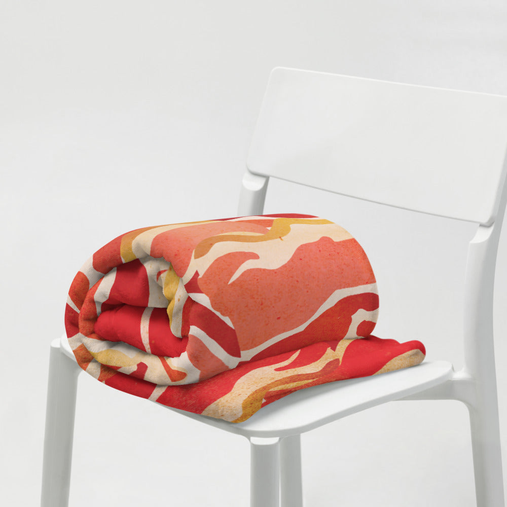 Bacon Throw Blanket