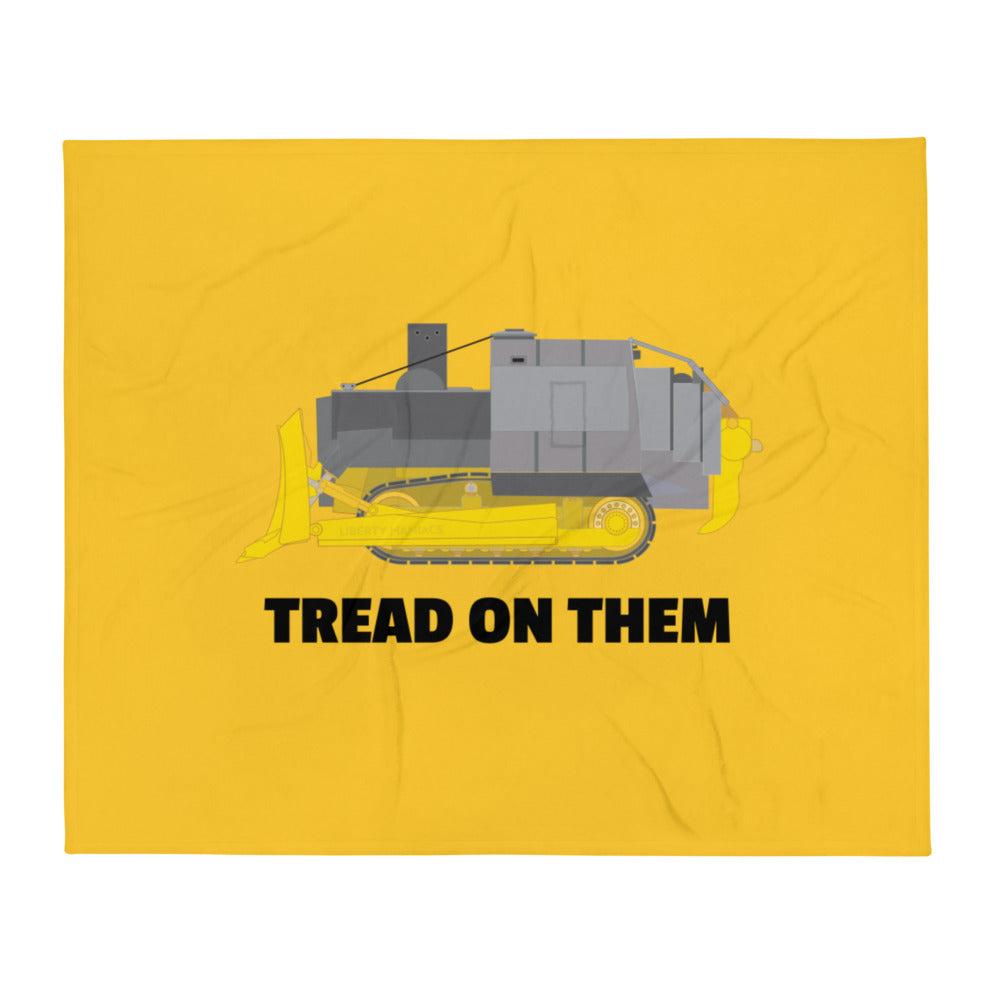 Killdozer Tread On Them Throw Blanket