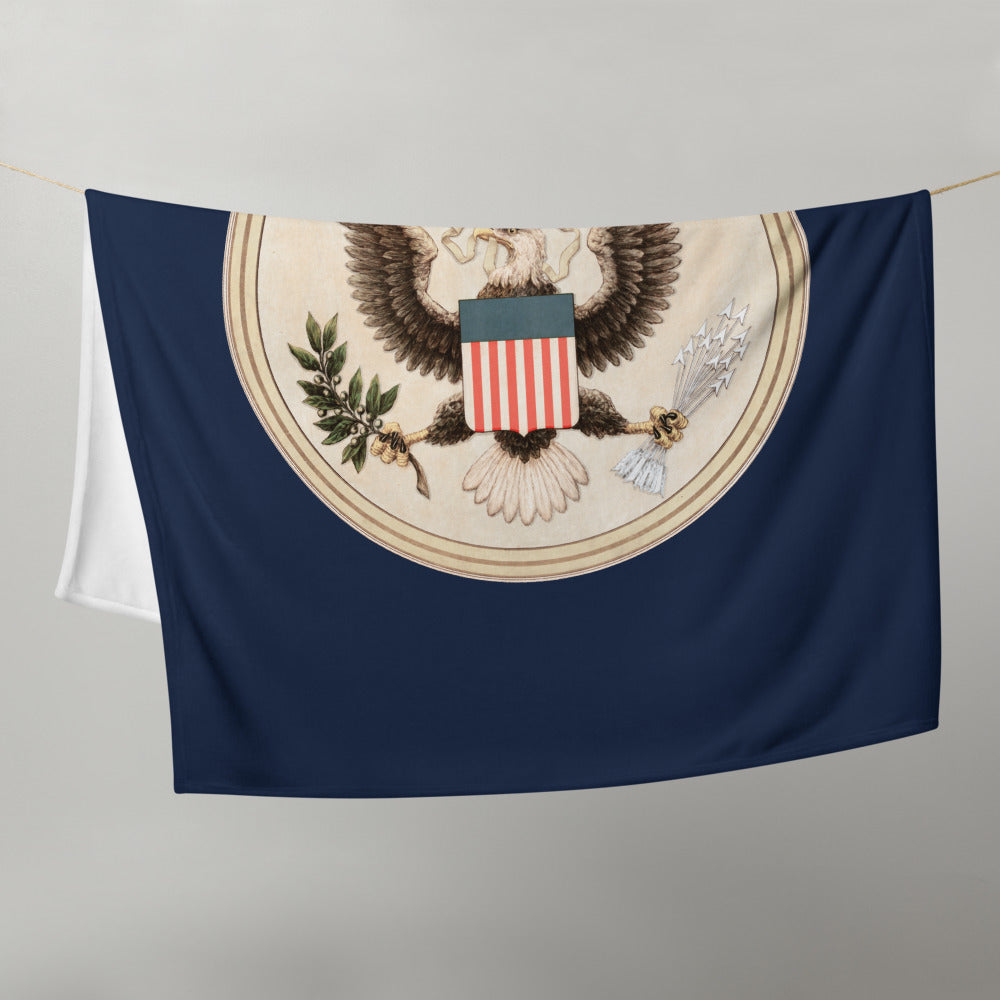 Seal of the United States by Andrew Graham Throw Blanket