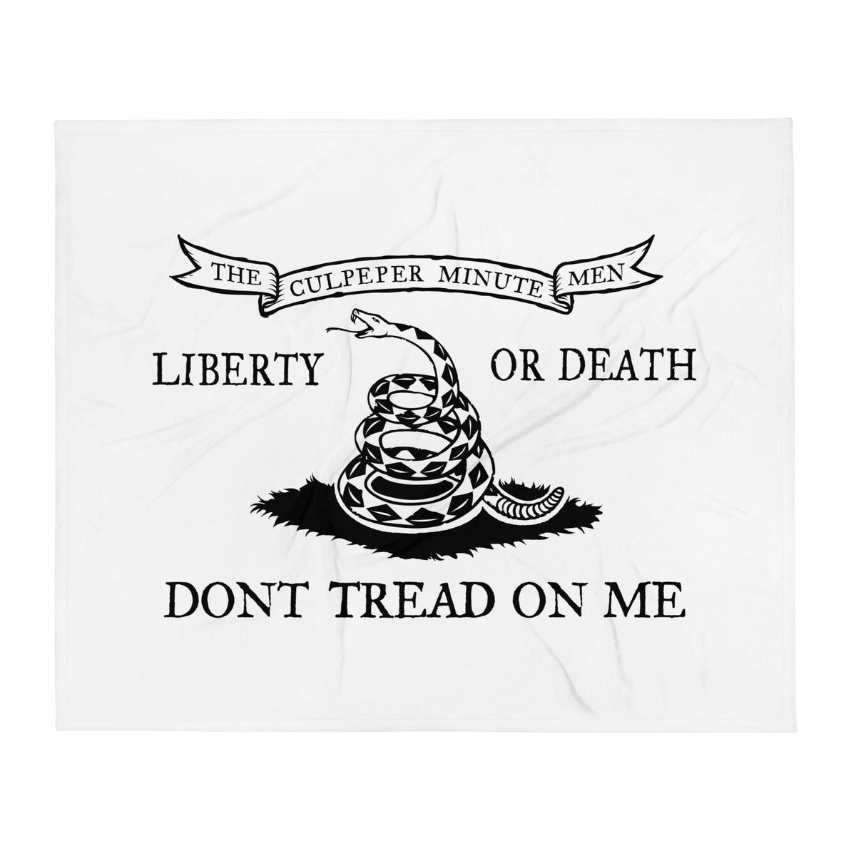 Culpeper Minutemen Flag Throw Blanket
