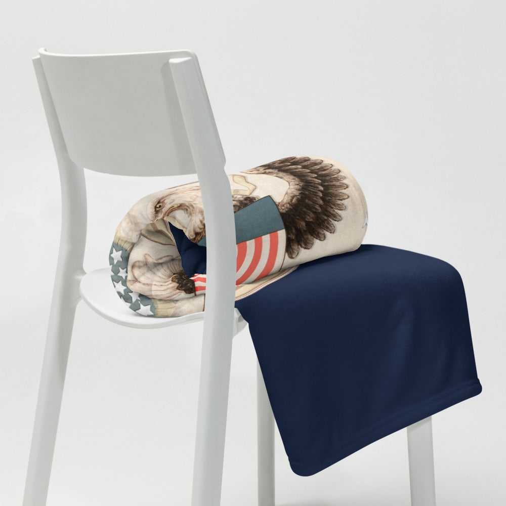 Seal of the United States by Andrew Graham Throw Blanket