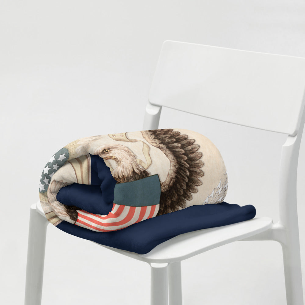 Seal of the United States by Andrew Graham Throw Blanket