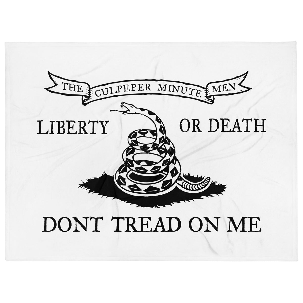 Culpeper Minutemen Flag Throw Blanket