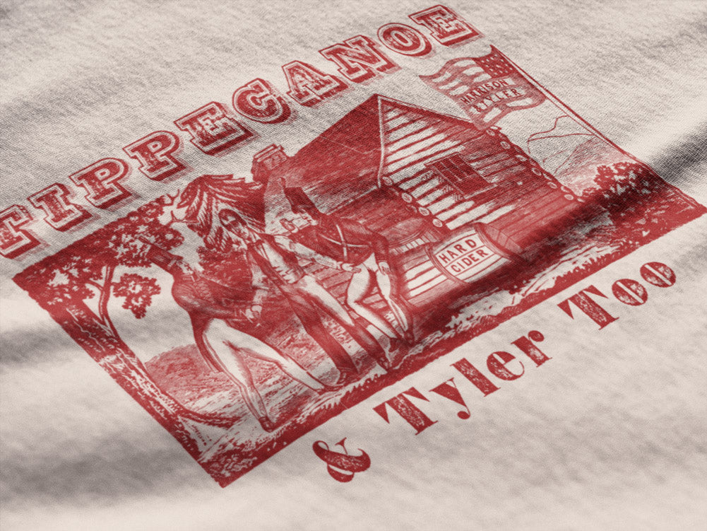 Tippecanoe and Tyler Too 1840 Campaign Shirt
