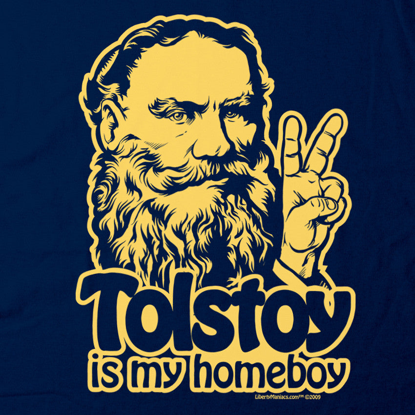 Tolstoy Is My Homeboy Men's T-Shirt