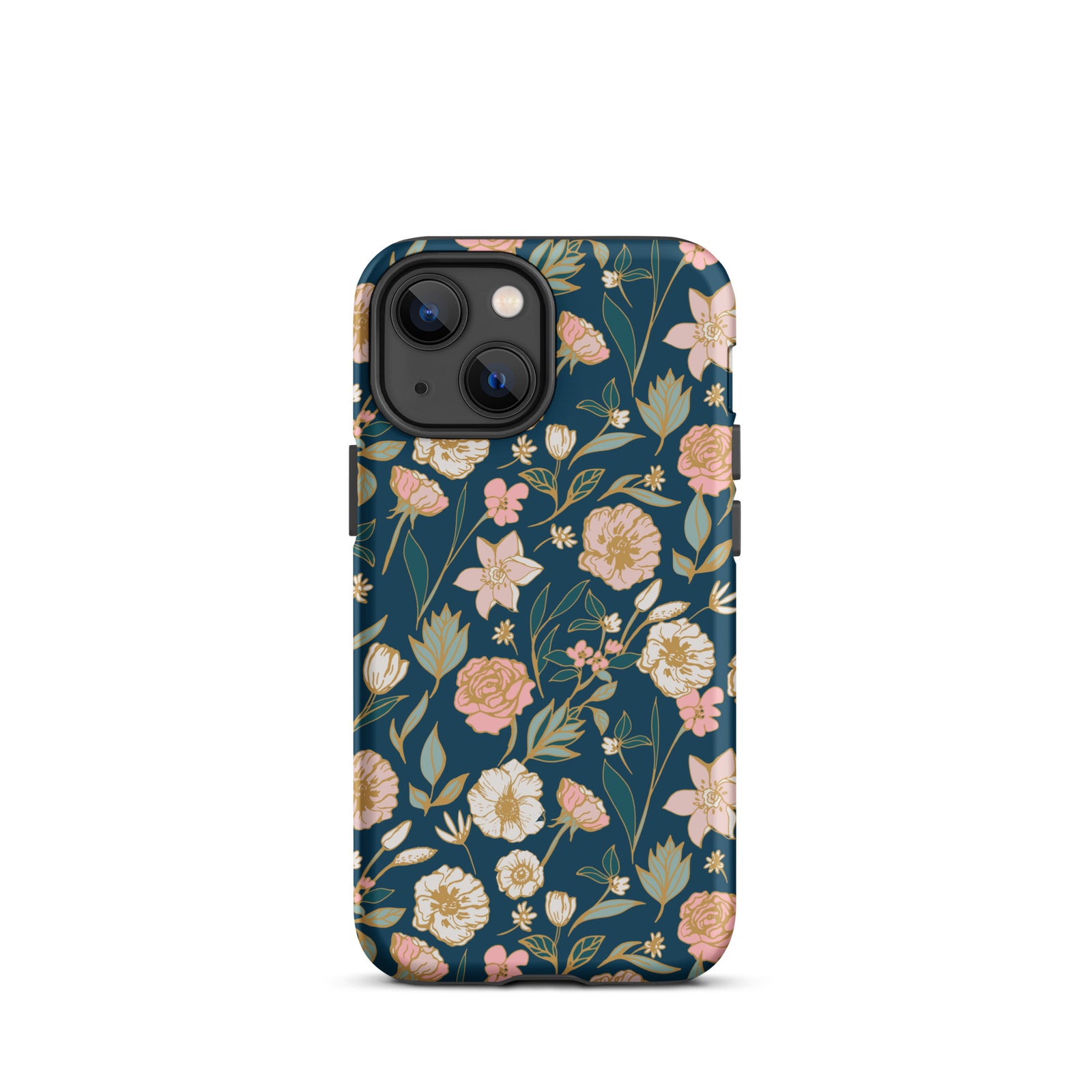 Turquoise bloemenveld Tough Case for iPhone®