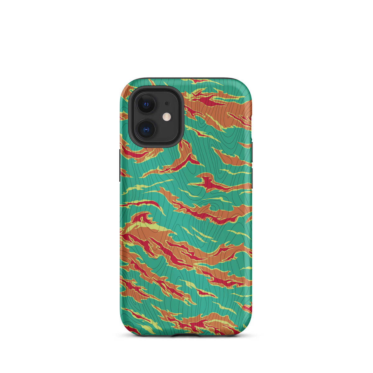 Tiger Stripe Electric Boogaloo Camo Tough iPhone case