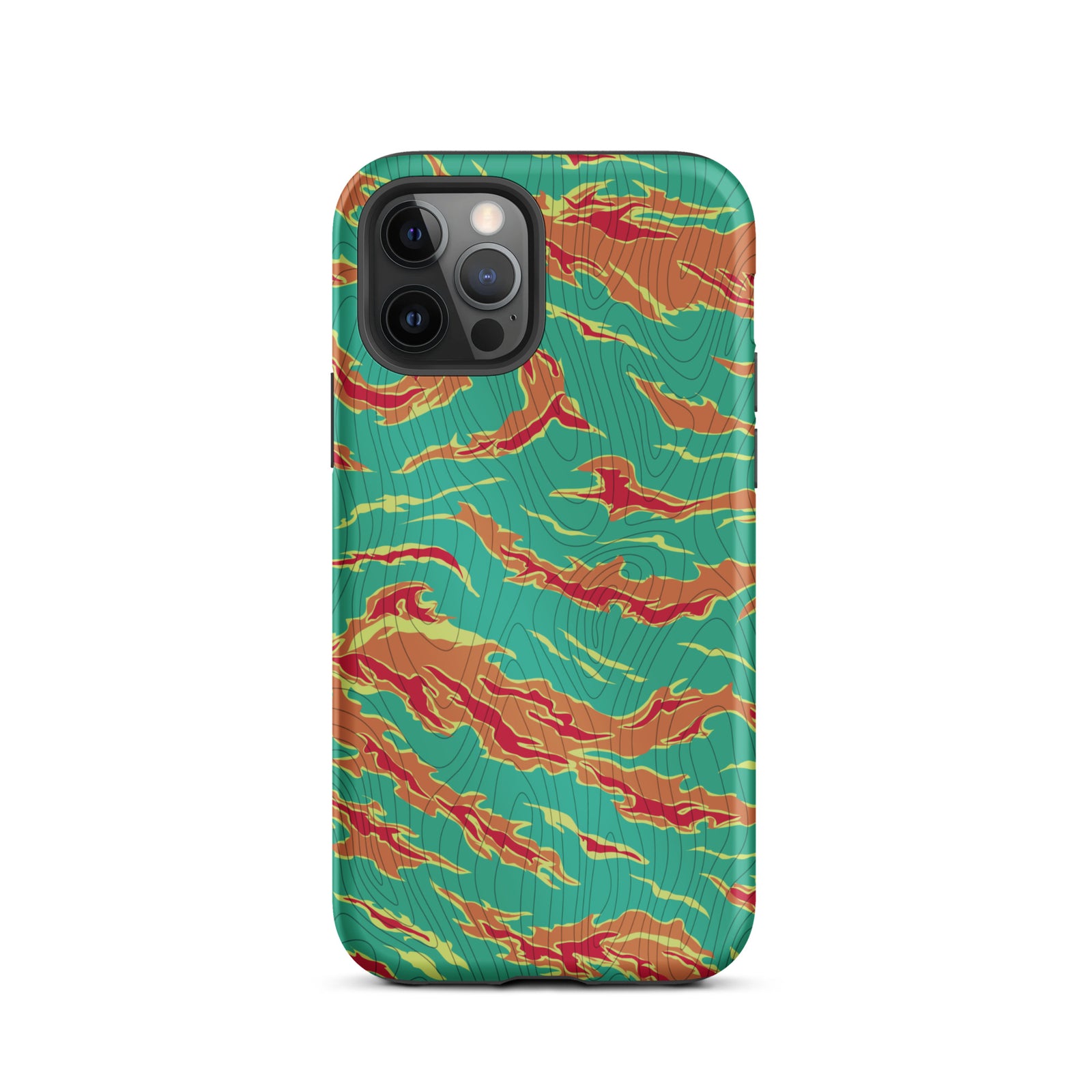 Tiger Stripe Electric Boogaloo Camo Tough iPhone case