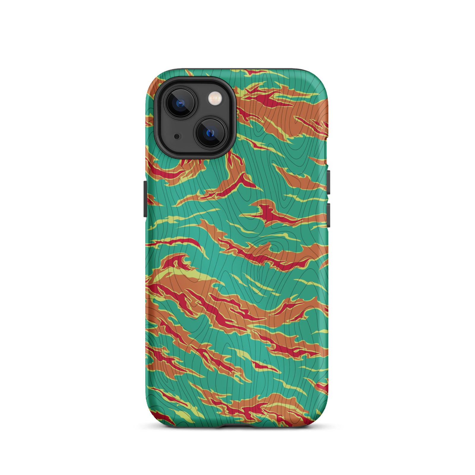 Tiger Stripe Electric Boogaloo Camo Tough iPhone case
