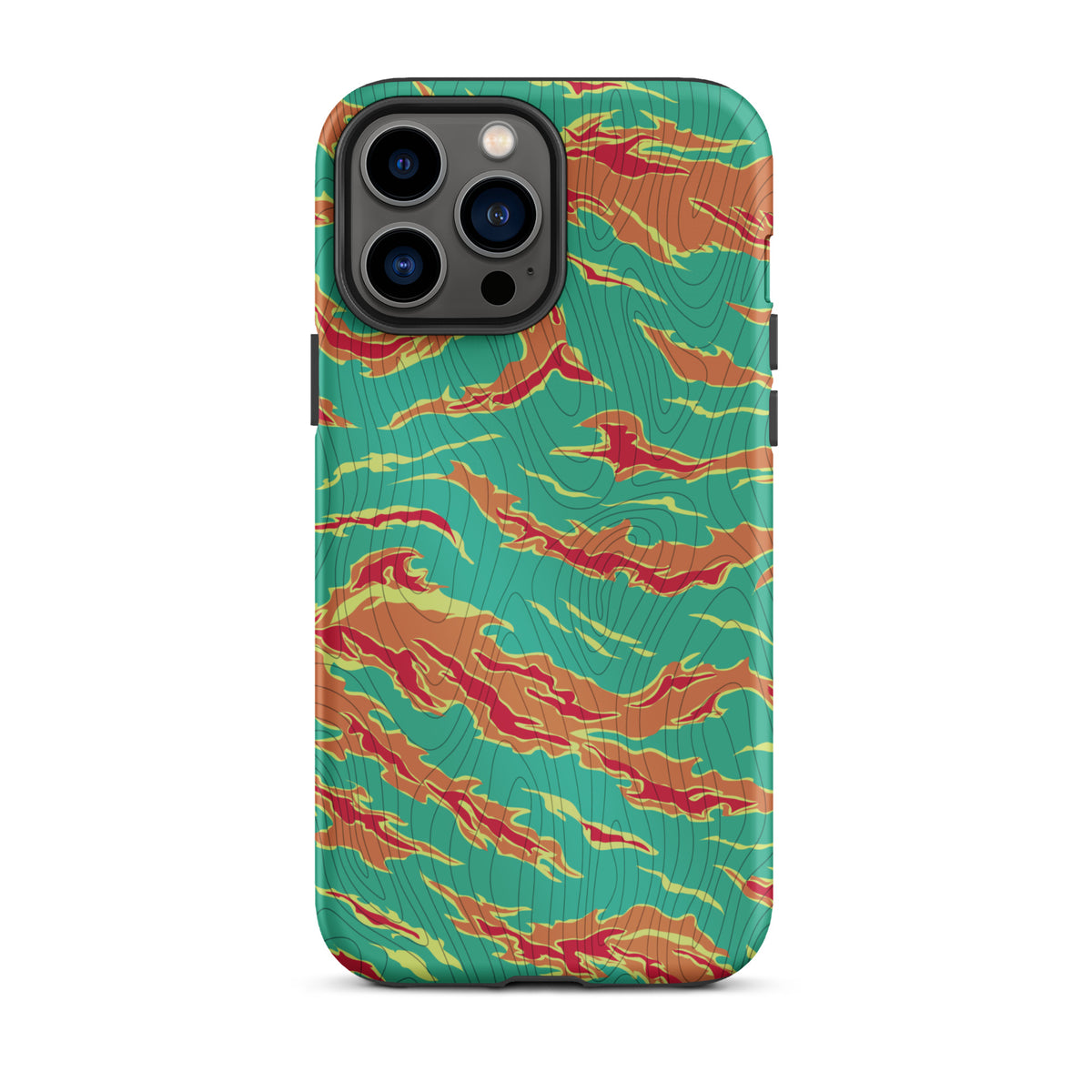 Tiger Stripe Electric Boogaloo Camo Tough iPhone case