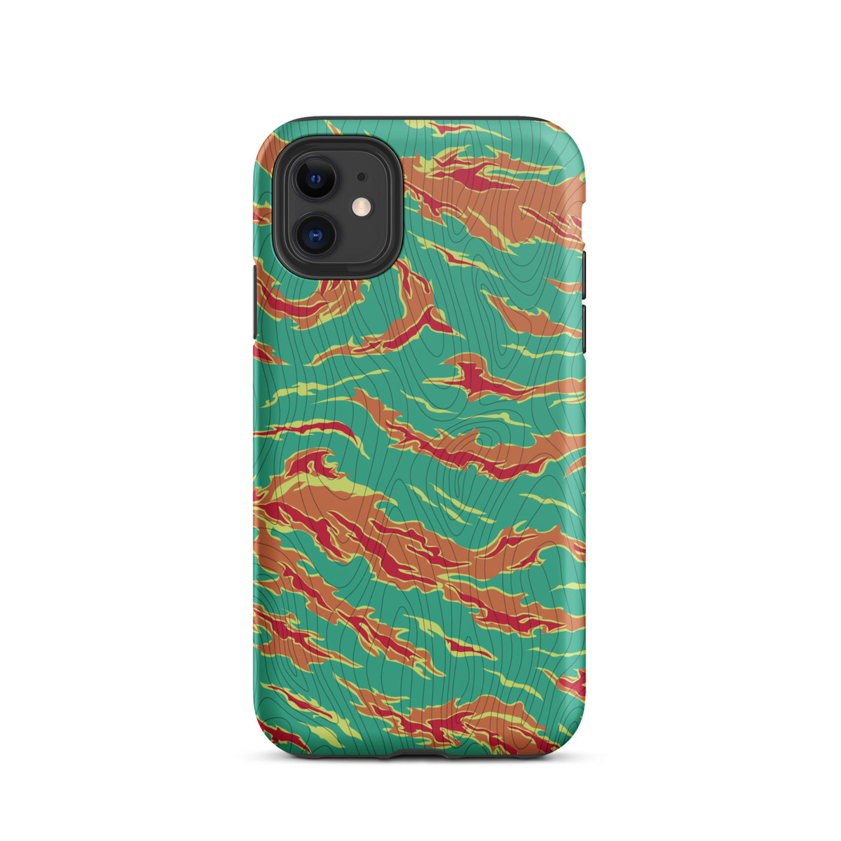 Tiger Stripe Electric Boogaloo Camo Tough iPhone case