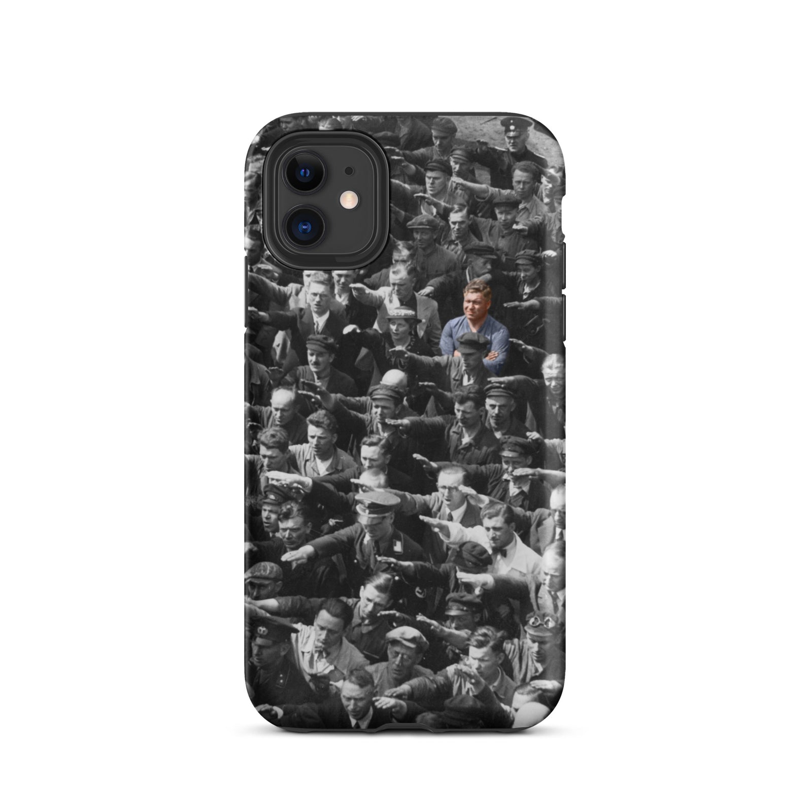 August Landmesser Courage Tough iPhone case