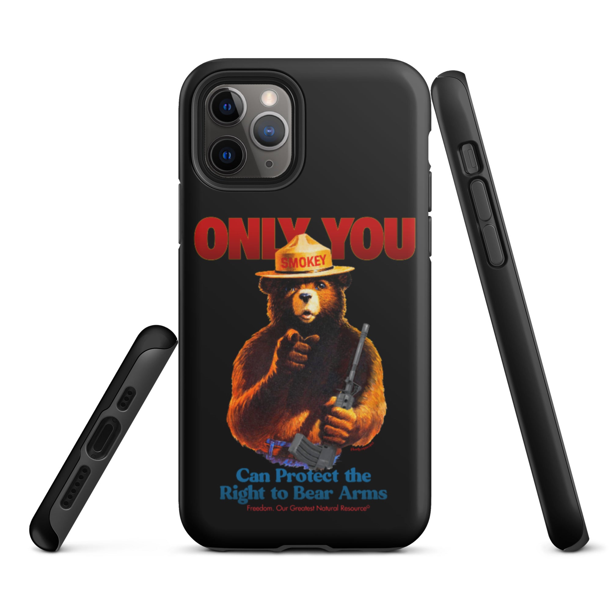 Only You Can Protect the Right to Bear Arms Tough iPhone case