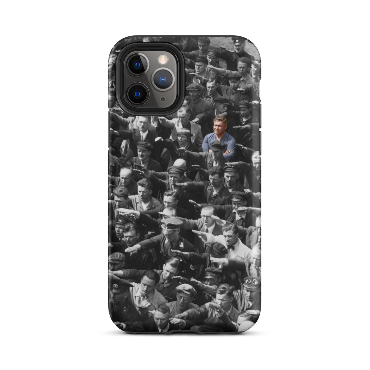 August Landmesser Courage Tough iPhone case