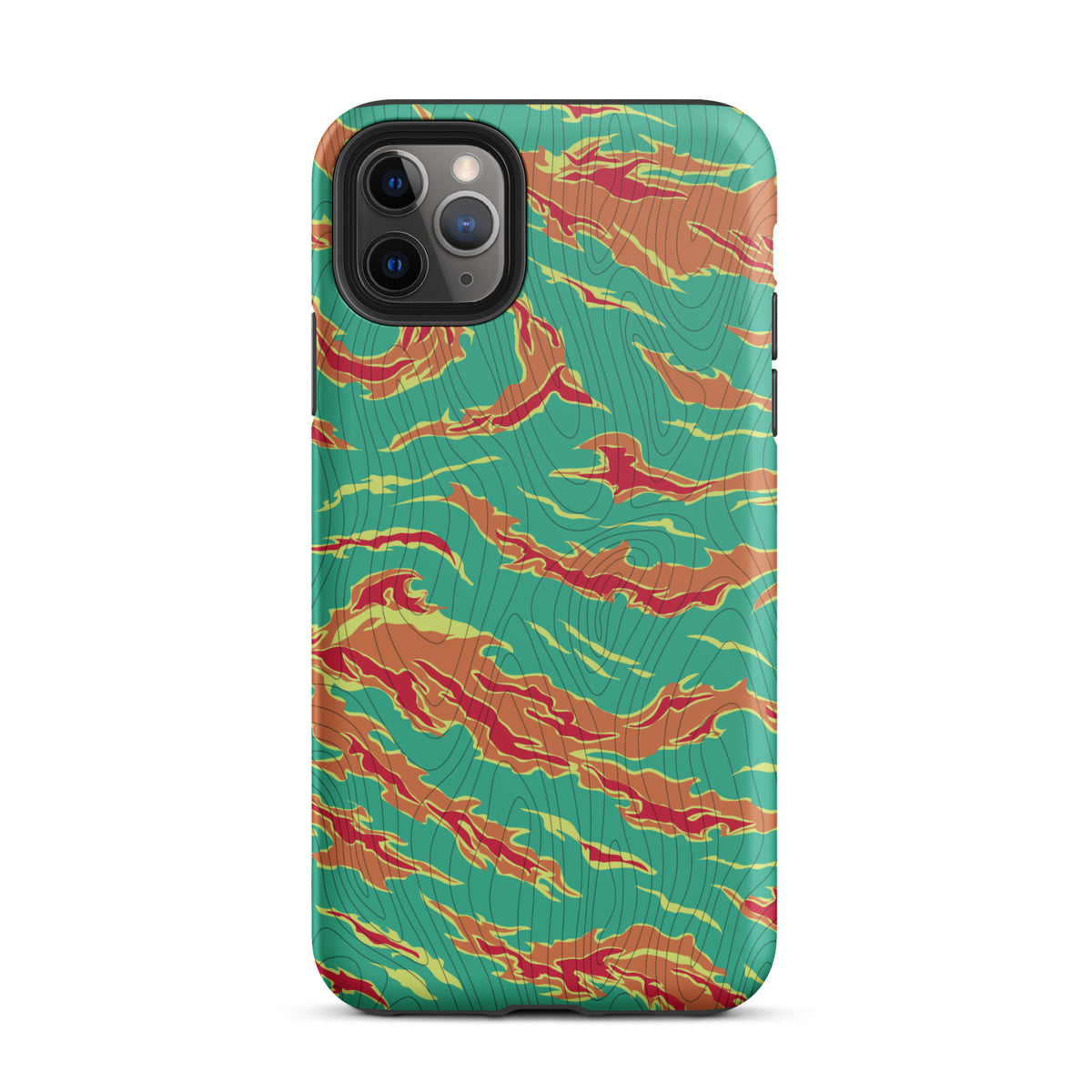 Tiger Stripe Electric Boogaloo Camo Tough iPhone case